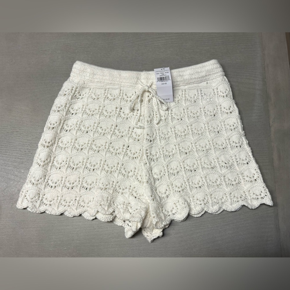 American Eagle Crochet‎ Shorts Size XS NWT